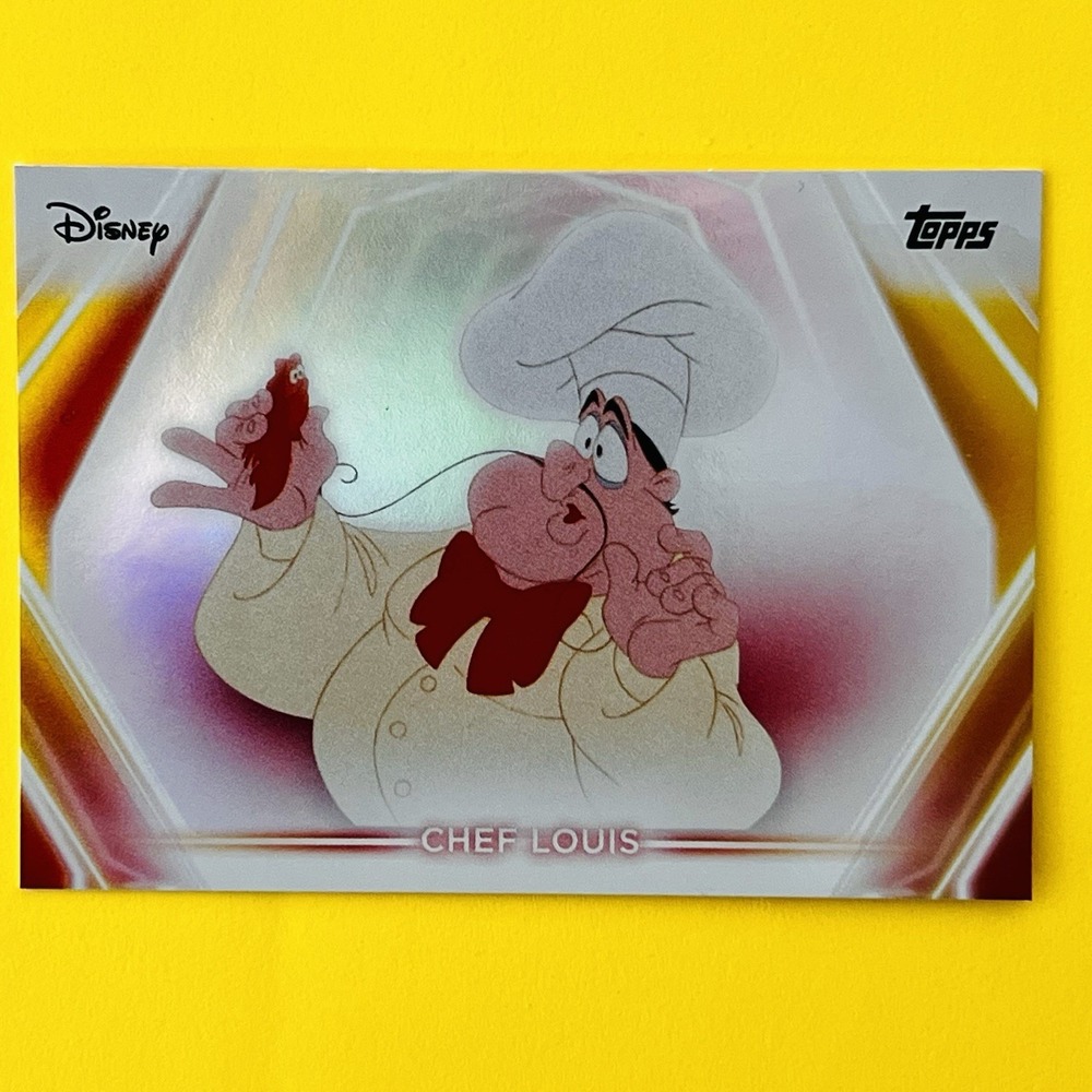 2026 Topps Disney NEON Chef Louis #178 Rainbow Foil